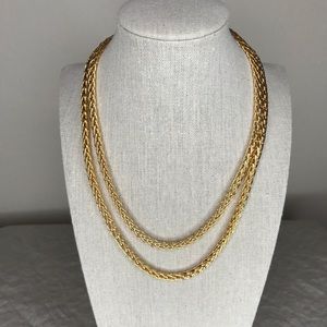 Bronzo Italia yellow wheat chain 36”